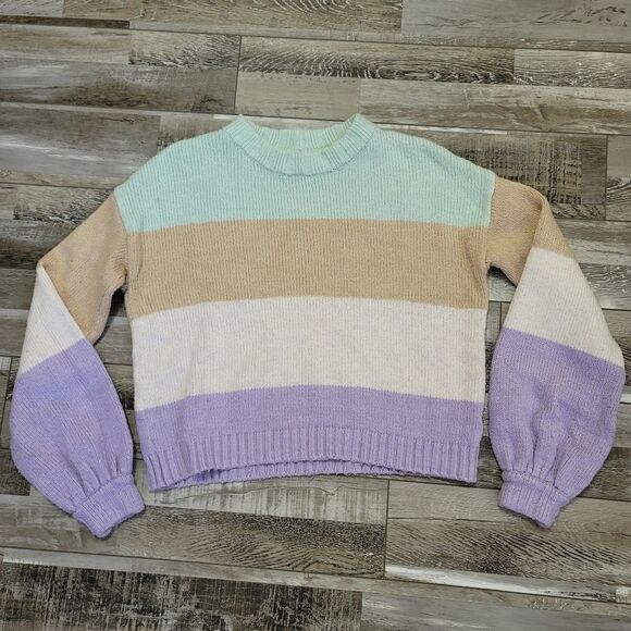 For Love & Lemons Hailey Striped Sweater size XS - Picture 2 of 13